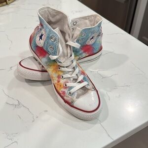 Converse high top tie dye